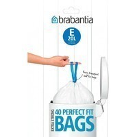 Фото Набір сміттєвих пакетів Brabantia E 20 л, 40 шт 362002